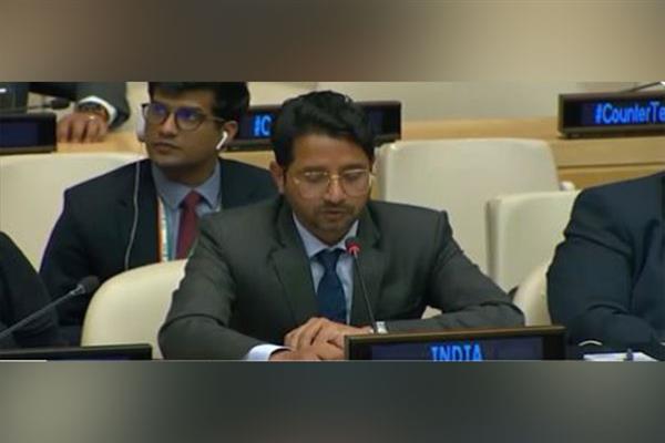 دہشت گرد تنظیموں کی حمایت کرنے پر پاکستان کی مذمت  ضروری: ہندوستان