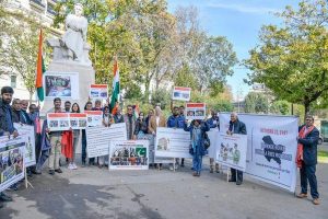 پاکستان مخالف احتجاج:پیرس میں 22 اکتوبر کو یوم سیاہ کے طور پر منایاگیا