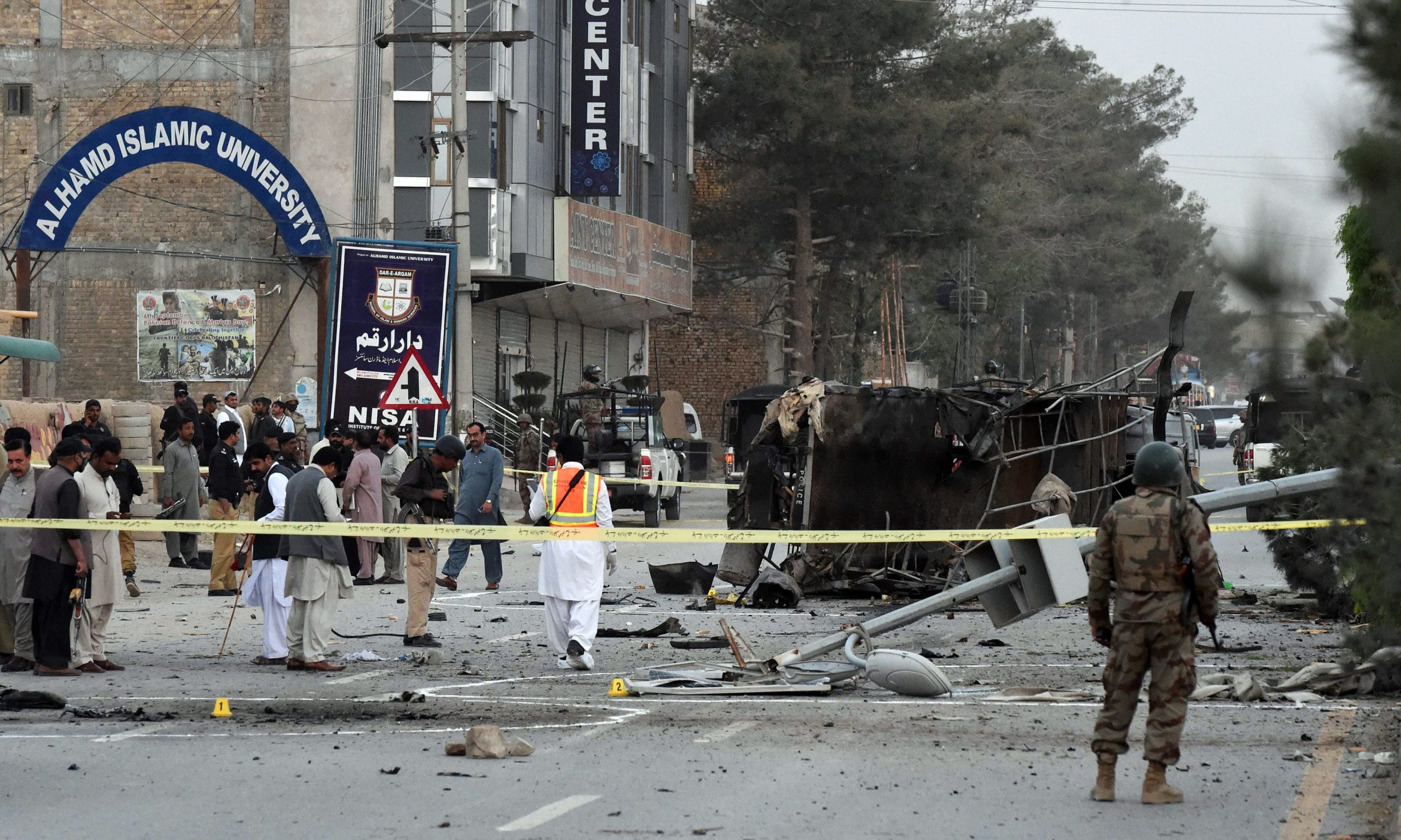 پاکستان کے شہر کوئٹہ میں عدالت کے باہر حملہ، دو ہلاک، سات زخمی