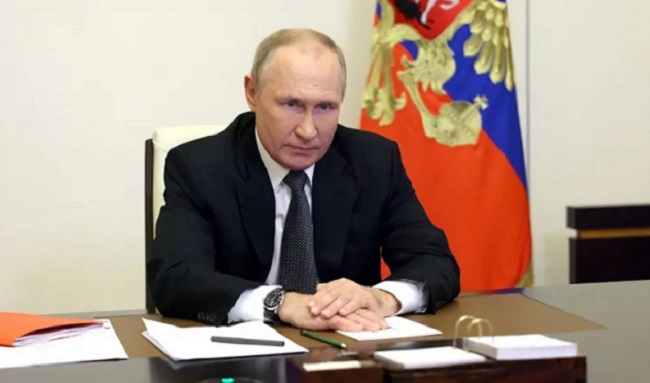 روسی صدر پوتن نے یوکرین کے چار مقبوضہ علاقوں میں مارشل لا کا نفاذ کیا