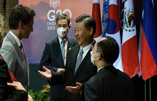 چینی صدر کے ٹروڈو سے خفا ہونے کی ویڈیو پر چینی وزارت خارجہ کی وضاحت