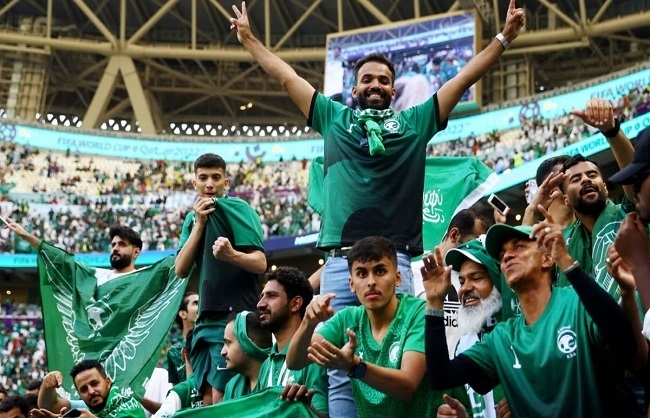 ارجنٹینا کے خلاف فتح کے بعد جشن میں ڈوبا سعودی عرب، حکومت نے کیا چھٹی کا اعلان