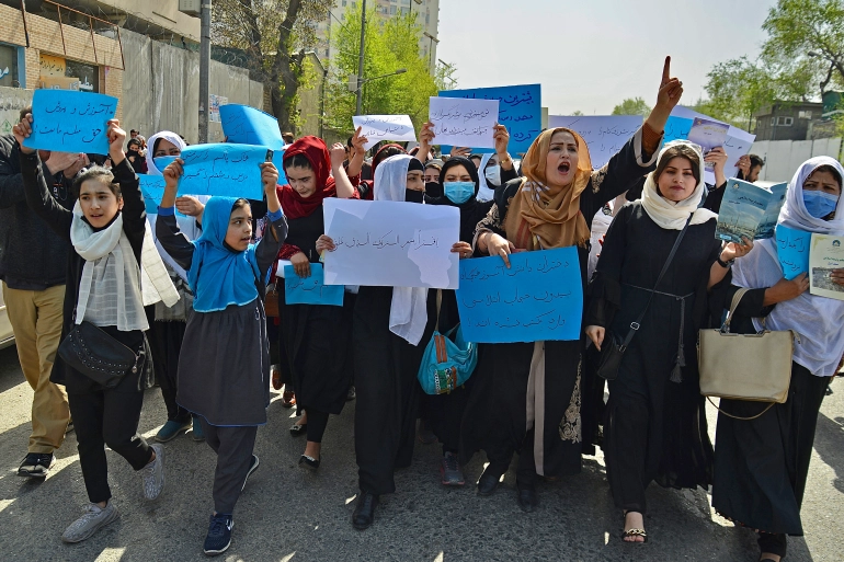 خواتین کے حقوق اور لڑکیوں کی تعلیم طالبان حکومت کے لیے سب سے بڑاچیلنج