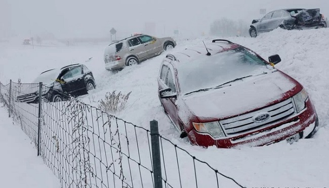 امریکہ میں موسم سرما کا بدترین طوفان، ہلاکتوں کی تعداد22 ہوگئی