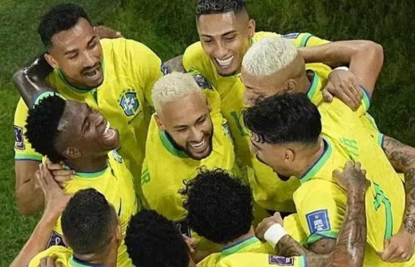 جنوبی کوریا کوشکست دے کر فیفا ورلڈ کپ کے کوارٹر فائنل میں پہنچا برازیل