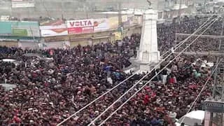 بھارت کے ساتھ دوبارہ اتحاد کی حمایت میں پاک مقبوضہ کشمیر میں احتجاج