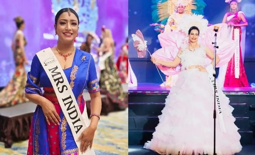 آسام کی 2 خواتین نے ملائیشیا میں مقابلہ حسن میں جیتےایوارڈز
