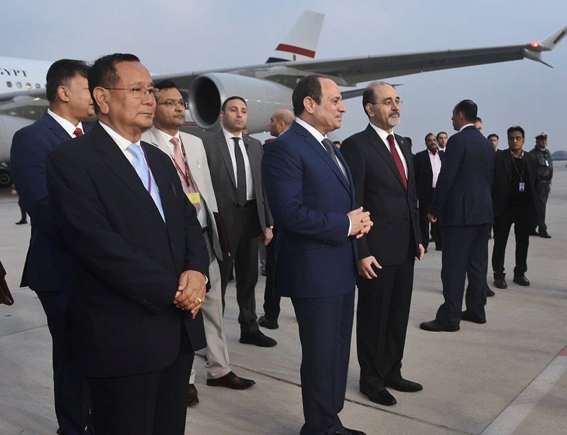 مصری صدرالسیسی کا نئی دلی پہنچے پر والہانہ استقبال،یوم جمہوریہ پر ہوں گے خاص مہمان