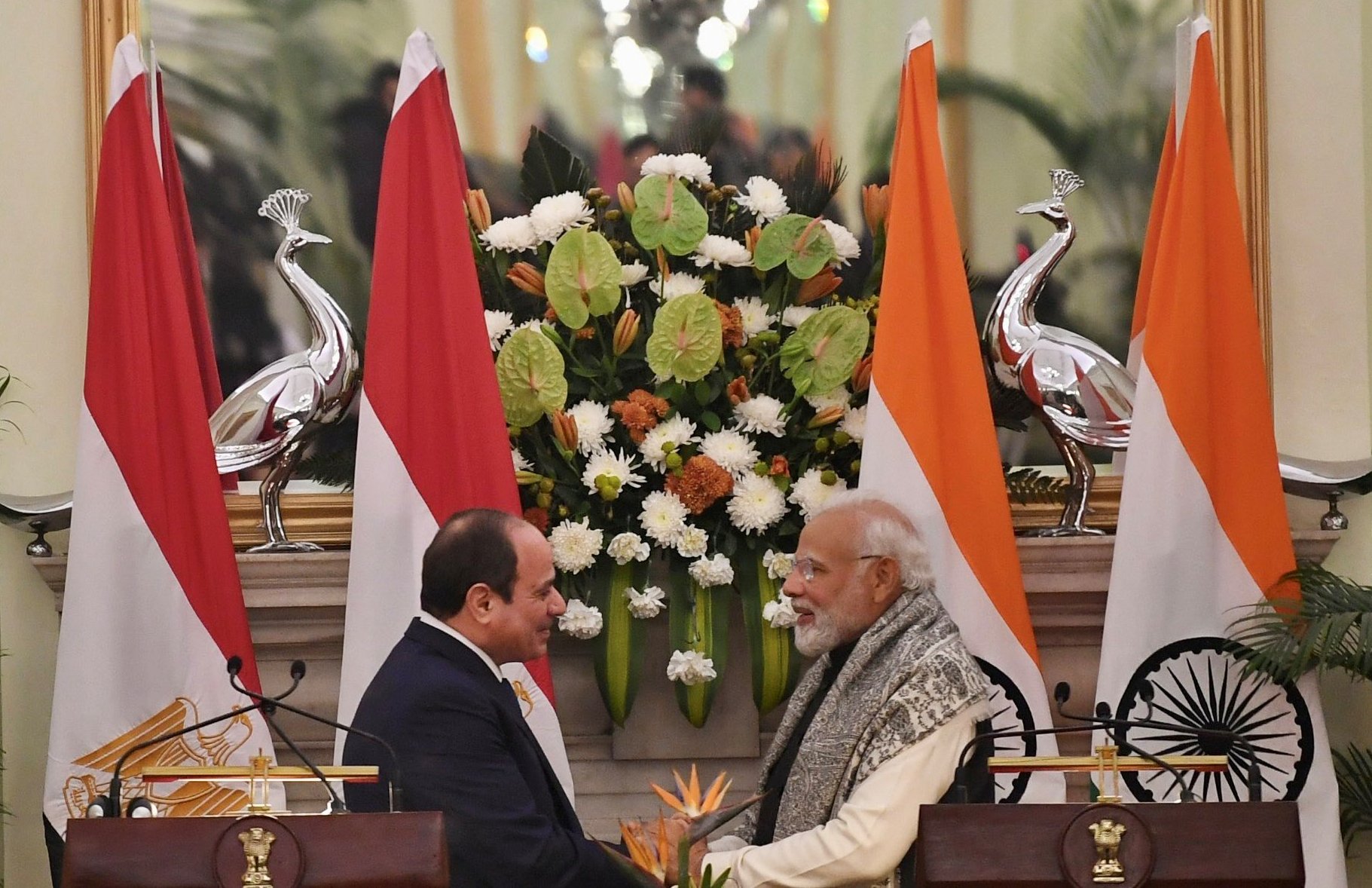 ہندوستان۔مصر دوطرفہ تعاون کو اسٹریٹجک پارٹنرشپ تک بڑھانے کے لیے پانچ معاہدوں پر دستخط