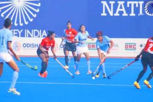 ہندوستانی جونیئرخواتین ہاکی ٹیم نےدوسرے میچ میں جنوبی افریقہ کو 8-0 سےشکست دی