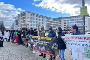 بلوچستان میں جبری گمشدگیوں کےخلاف جرمنی میں احتجاج