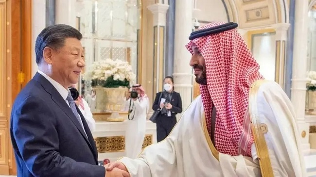 شہزادہ محمد بن سلمان کا چینی صدر سے سعودی ایران تعلقات پر تبادلہ خیال