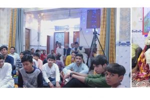 بیکری والی گلی زہرہ باغ سول لائن علی گڑھ میں بعنوان’جشنِ نور‘محفلِ مقاصدہ کاانعقاد