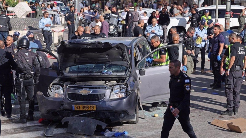 اسرائیلی فوج کی فائرنگ سے فلسطینی شہید،القدس میں گاڑی کی ٹکر سے 5 زخمی