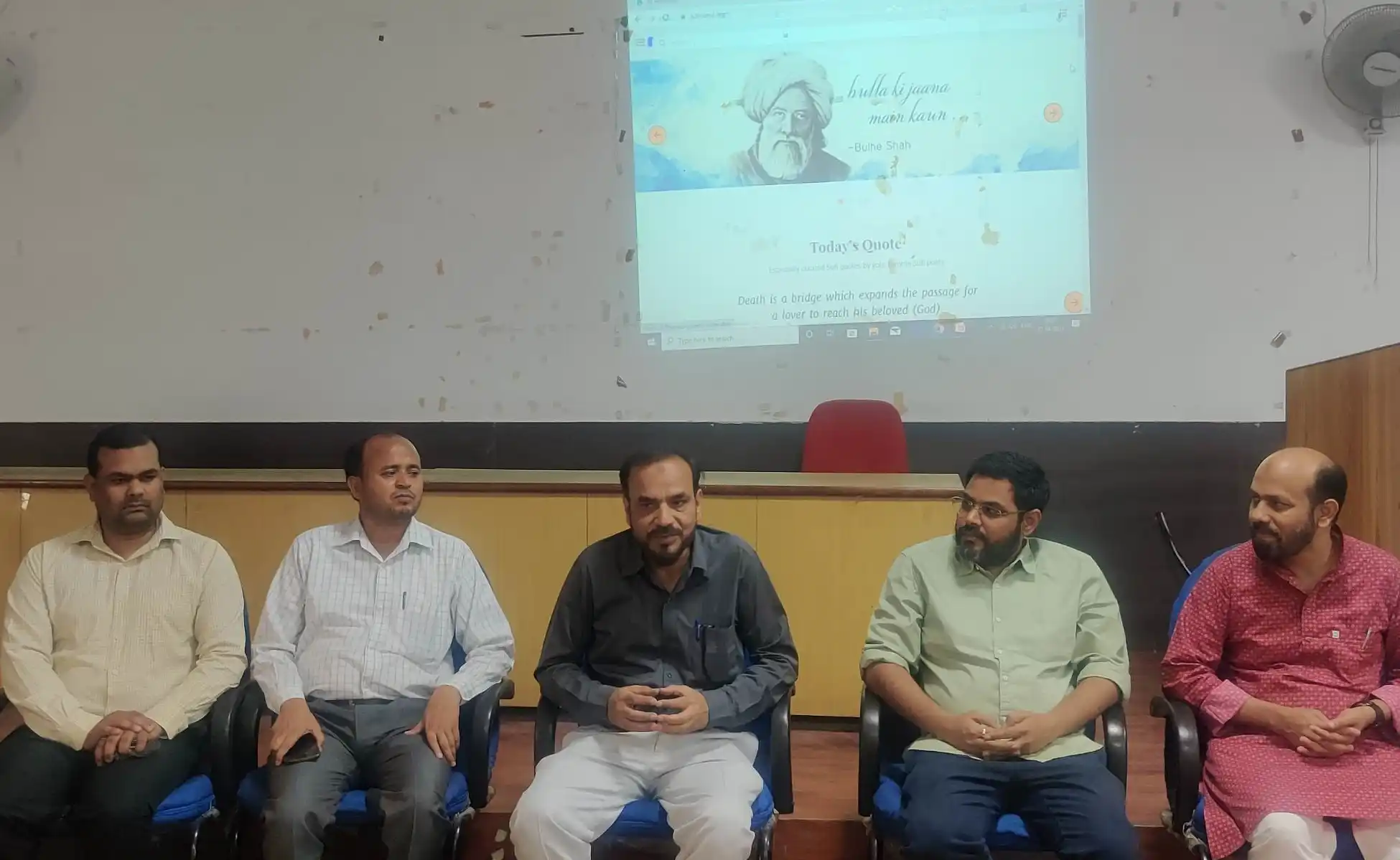 جامعہ ملیہ اسلامیہ میں تصوف پرایک مذاکرے کا انعقاد
