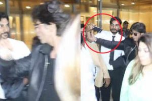 ایئرپورٹ پر شاہ رخ خان کا رویہ دیکھ کر کیوں ہوئے مداح برہم؟ویڈیو وائرل