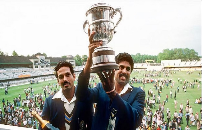 ہندوستان نے پہلی بار کس کی قیادت میں کرکٹ ورلڈ کپ کا خطاب جیتا تھا؟