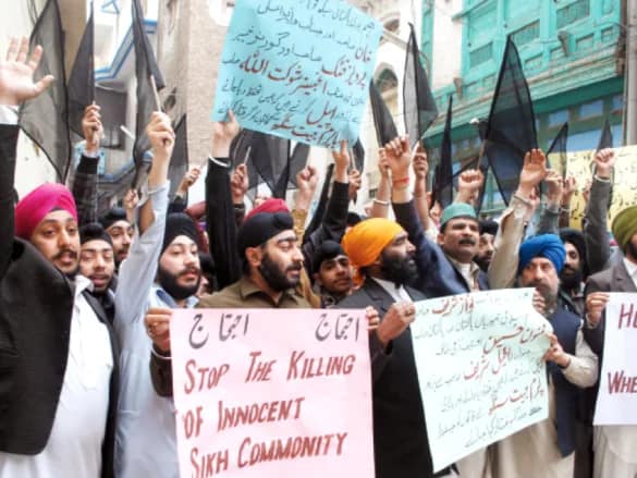 ہندوستان نے پاکستان میں سکھوں پر حملوں  کے خلاف کیا احتجاج