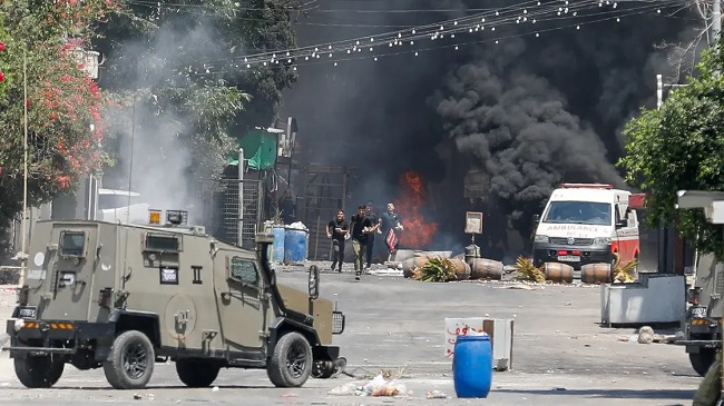 فلسطین: جنین پر اسرائیلی حملے سے درجنوں فلسطینی زخمی، 7 جاں بحق