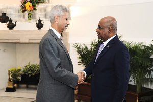 وزیر خارجہ جے شنکر نے مالدیپ کے اپنے ہم منصب عبداللہ شاہد سے ملاقات